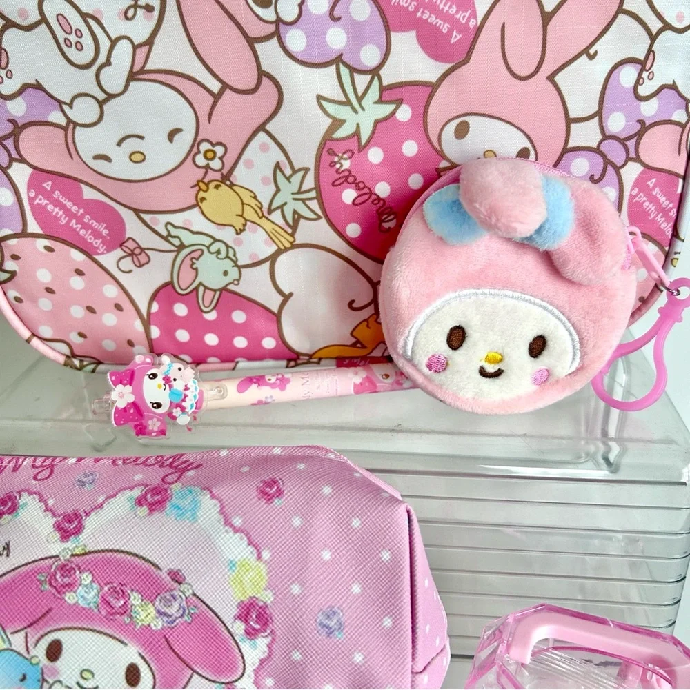 💝(MY328) My Melody Adorable 7-Piece Beauty Case Bundle!